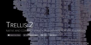 マイクロソフト発！3Dデータを生成できる「TRELLIS.2」