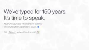 もうキーボードに戻れない？Aqua Voiceが実現する“声で書く”AI