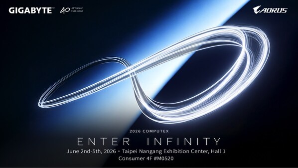 GIGABYTE、COMPUTEX 2026で「無限への扉（ENTER INFINITY）」を掲げ、AIエコシステムと没入型コンピューティング体験を先行披露