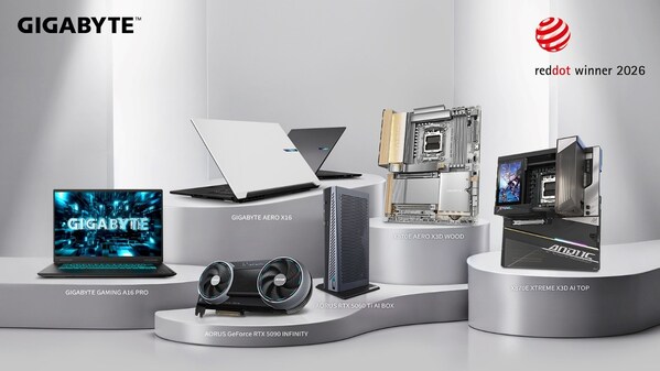 GIGABYTE、AI製品ラインナップ全体でレッド・ドット・デザイン賞を受賞