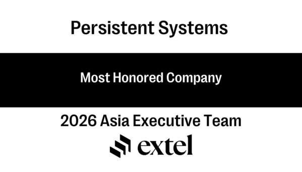 Persistent、Extelの2026年アジア経営陣調査（2026 Asia Executive Team Survey）で3年連続トップの栄誉に輝く