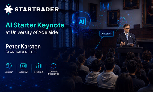 STARTRADER CEOのピーター・カーステン、アデレード大学で「AI Starter」基調講演を実施