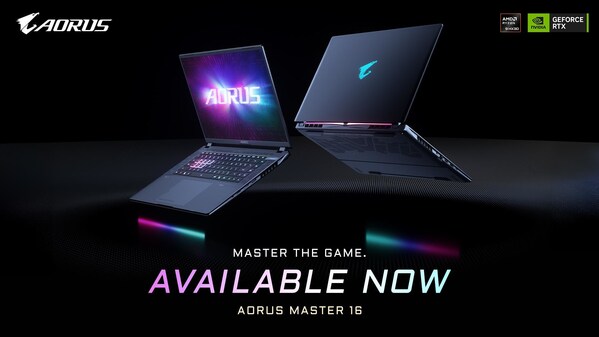 GIGABYTE、AI性能と没入型ゲーム体験を実現する「AORUS MASTER 16」の発売開始を発表