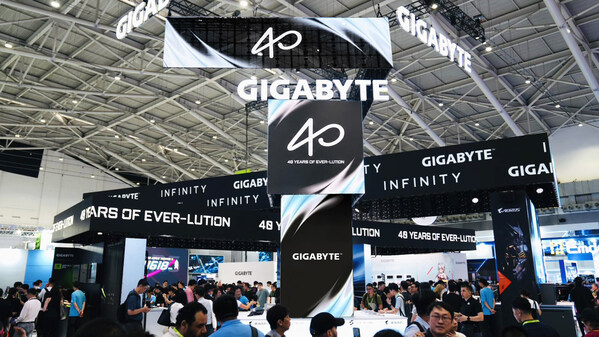 GIGABYTE、「無限へ（ENTER INFINITY）」を掲げCOMPUTEX 2026で展示を開始、AI、ゲーミング、PCの技術革新が融合