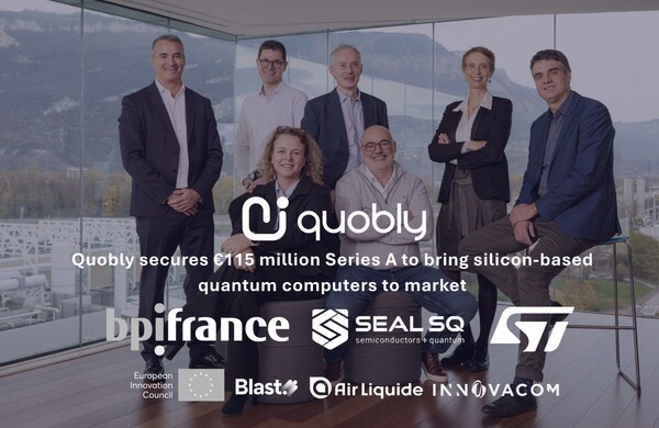 Quobly、シリコンベースの量子コンピュータの市場投入に向け、1億1,500万ユーロのシリーズA資金調達を完了