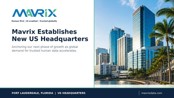 Mavrix、フォートローダーデールに米国本社を新設し、北米での事業基盤を拡大