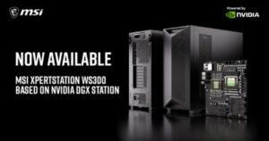 NVIDIA DGX StationをベースとするMSI XpertStation WS300、販売開始