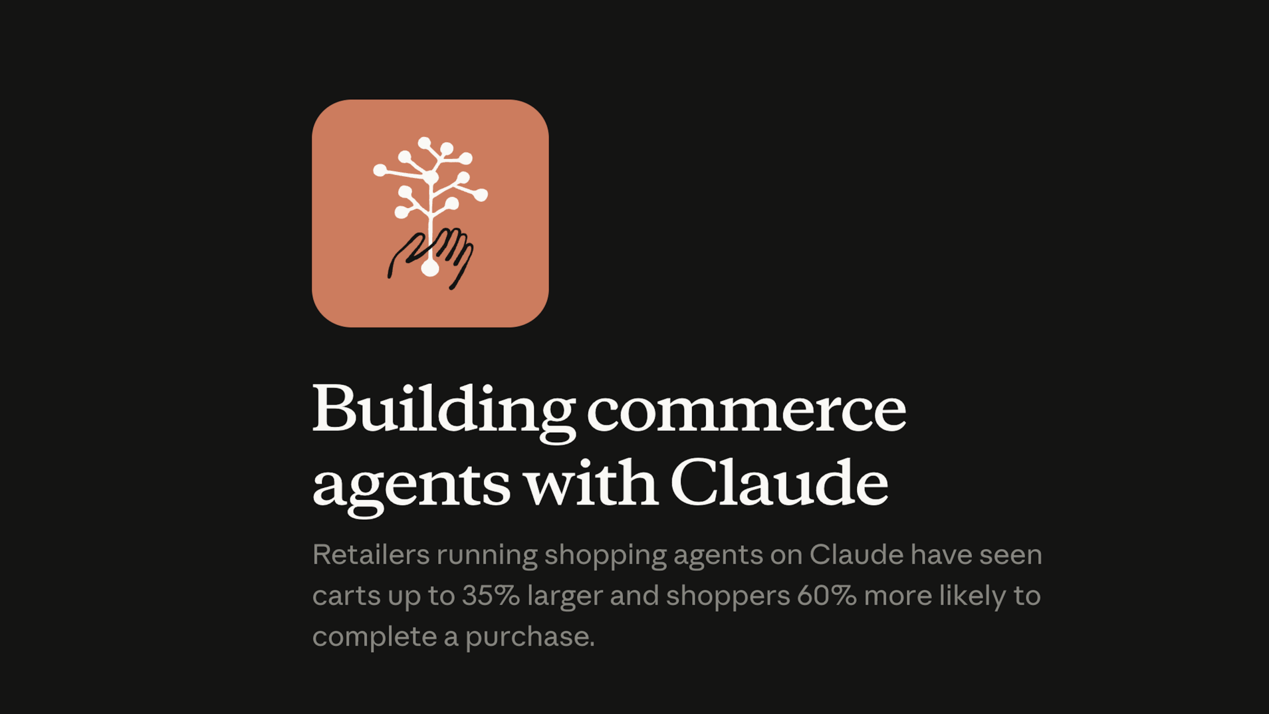 商品探しから店舗運営まで支えるClaudeの「コマースエージェント」