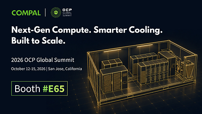 Compal、OCP Global Summit 2026にNVIDIA AIファクトリー・インフラストラクチャを展示