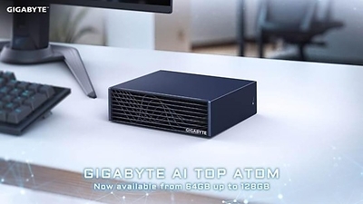 GIGABYTE AI TOP ATOM 64GBユニファイドメモリ版、デスクトップAI開発の可能性を拡大