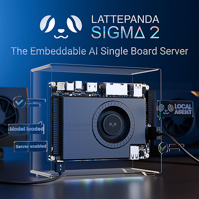 LattePandaがLattePanda Sigma 2を発売：組み込み型AIシングルボードサーバー