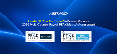 Neeyamo、Everest Groupの2026年マルチカントリー給与計算PEAK Matrix®評価でリーダーおよびスターパフォーマーに認定